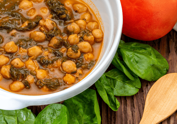 Imagen GARBANZOS CON ESPINACAS